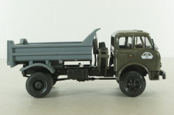 Маз-509Б самосвал, 1975г зел/сер, Н984, Наш Автопром 1:43