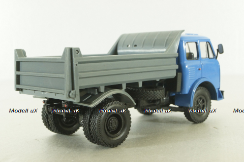Маз-503А, самосвал, 1975 синий/серый, Н958, Наш Автопром 1:43