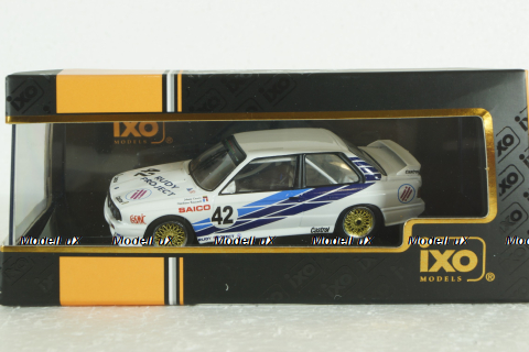 BMW M3 (E30), #42 Tourenwagen Weltmeisterschaft Dijon, 1987, RAC262, IXO 1:43