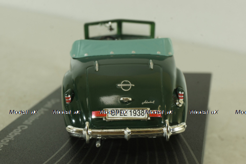 Opel Admiral Cabriolet Glaser 1938, green, OPC066, Opel Collection #66 1:43