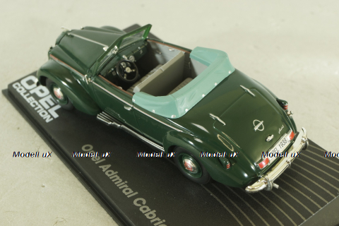 Opel Admiral Cabriolet Glaser 1938, green, OPC066, Opel Collection #66 1:43