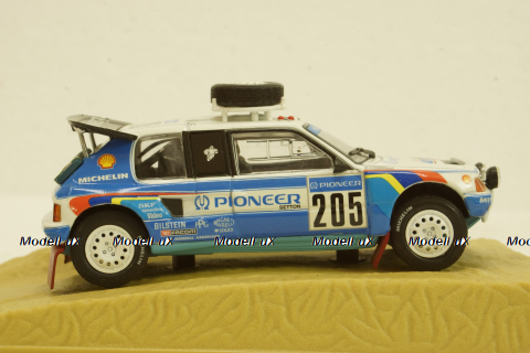 Peugeot 205 Turbo 16 #205  Rally Paris-Dakar 1988 J. Kankkunen - J. Piironen, Norev 1:43