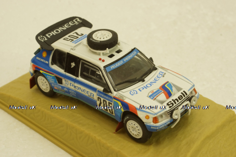Peugeot 205 Turbo 16 #205  Rally Paris-Dakar 1988 J. Kankkunen - J. Piironen, Norev 1:43