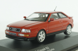 Audi Coupe S2, 1992, red, 4312201, Solido 1:43