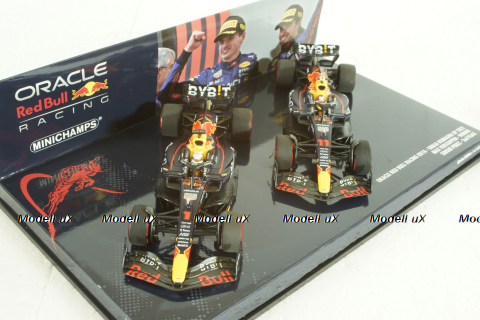 Oracle Red Bull Racing RB18, 1-2 Finish Verstappen/Perez, Emilia Romagna GP 2022, 472224111, Minichamps 1:43