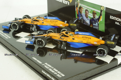 McLaren F1 Team MCL35M, 1-2 Finish Ricciardo/Norris, Italian GP 2021, 532210304, Minichamps 1:43