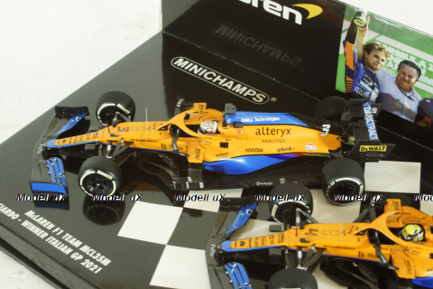 McLaren F1 Team MCL35M, 1-2 Finish Ricciardo/Norris, Italian GP 2021, 532210304, Minichamps 1:43