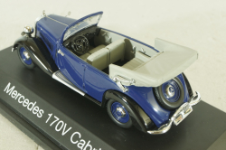 Mercedes 170V Cabrio (W136) 1938, blue, 02433, Schuco 1:43