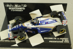 Williams Renault FW 16 #27, D.Hill  1995, 430950095, Minichamps 1:43