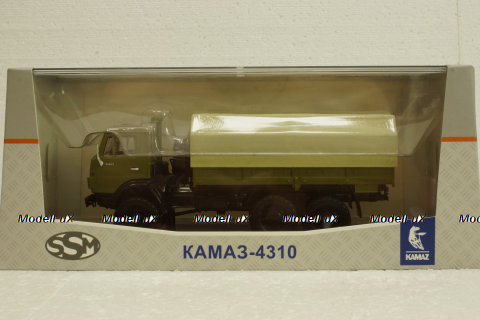 Камаз-4310 бортовой (с тентом), SSM1450, SSM 1:43