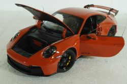 Porsche 911 GT3 2021 orange, 187300, Norev 1:18