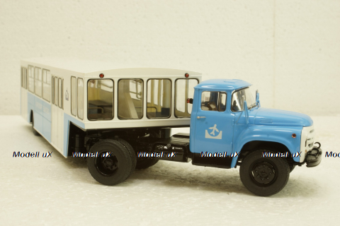 Зил-130В1 с п/прицепом АППА-4 Аэропорт Быково, SSM7005, SSM 1:43