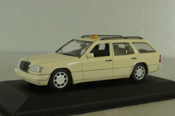 Mercedes E220 Disel (S124) Taxi 1994, beige, 430033596, Minichamps 1:43