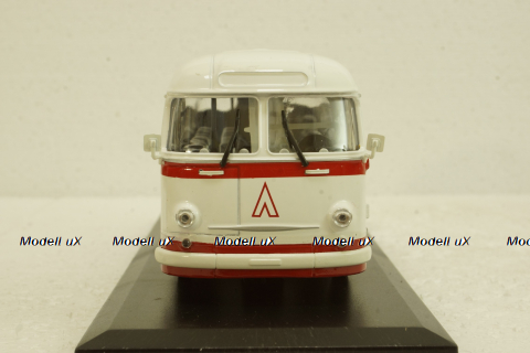 Лаз-695Е 1961г. бело-красный, 04003А, Classicbus 1:43