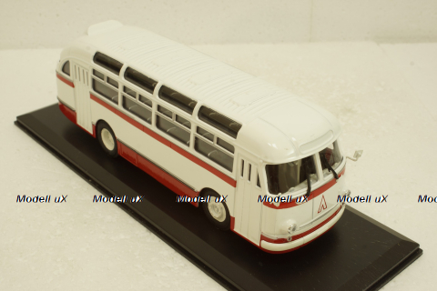 Лаз-695Е 1961г. бело-красный, 04003А, Classicbus 1:43