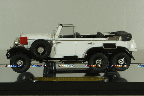 Mercedes G4 (W31) cabriolet 6x6 1938, white, PM43706W, Signature Models 1:43