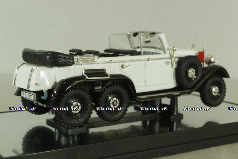 Mercedes G4 (W31) cabriolet 6x6 1938, white, PM43706W, Signature Models 1:43
