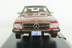 Mercedes 450 SL (R107) (US version) 1979, Red, 183729, Norev 1:18