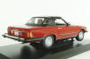 Mercedes 450 SL (R107) (US version) 1979, Red, 183729, Norev 1:18