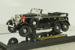 Mercedes G4 (W31) cabriolet 6x6 1938, black, PM43706B, Signature Models 1:43