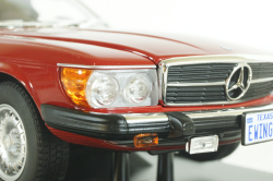 Mercedes 450 SL (R107) (US version) 1979, Red, 183729, Norev 1:18