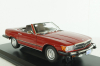 Mercedes 450 SL (R107) (US version) 1979, Red, 183729, Norev 1:18