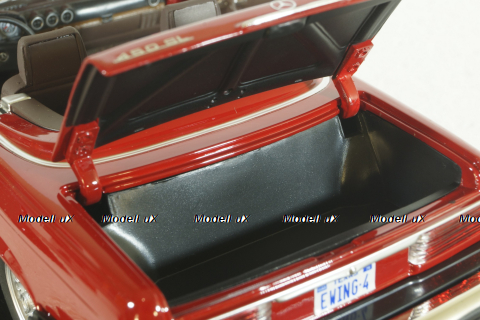 Mercedes 450 SL (R107) (US version) 1979, Red, 183729, Norev 1:18