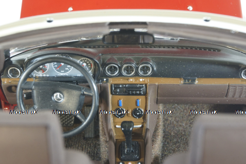 Mercedes 450 SL (R107) (US version) 1979, Red, 183729, Norev 1:18