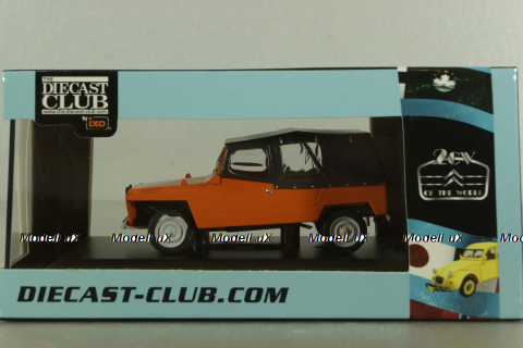 Citroen Baby Brousse, orange/black Ivory Coast, Diecast Club 1:43