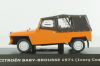 Citroen Baby Brousse, orange/black Ivory Coast, Diecast Club 1:43