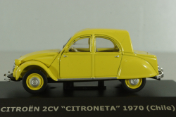 Citroën 2CV Citroneta 1970 (Chile), yellow, Diecast Club 1:43