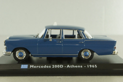 Mercedes Benz Taxi Cab Athens TAXI 1965, blue, Leo Models 1:43