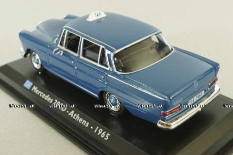 Mercedes Benz Taxi Cab Athens TAXI 1965, blue, Leo Models 1:43