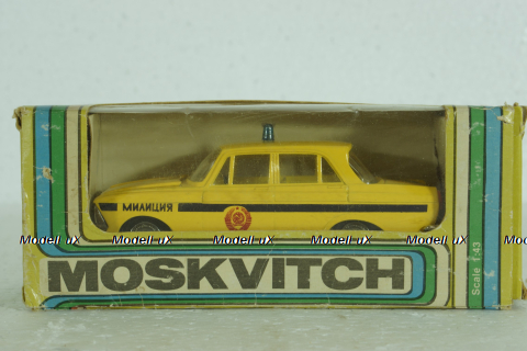 Москвич-408 А1 Милиция, Апрель 1982г.,, Тантал/Радон 1:43