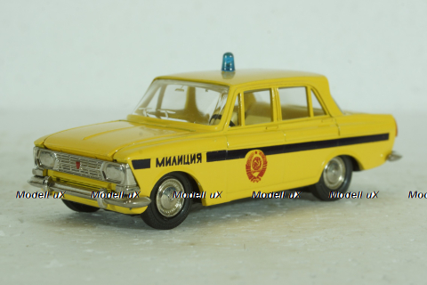 Москвич-408 А1 Милиция, Апрель 1982г.,, Тантал/Радон 1:43