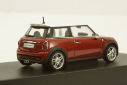 Mini Cooper S 2006 R55, red/white roof , 55006, AutoArt 1:43