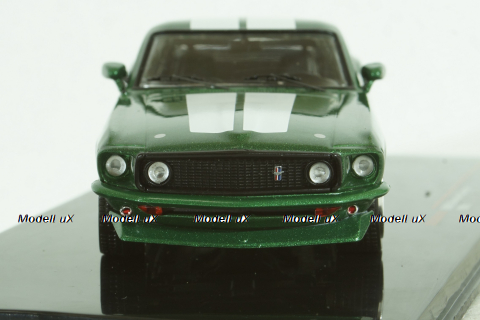 Ford Mustang Custom 1969 greenmetallic/white , CLC530N.22, IXO 1:43