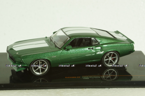 Ford Mustang Custom 1969 greenmetallic/white , CLC530N.22, IXO 1:43