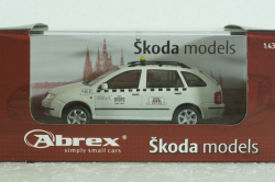 Skoda Fabia, taxi Praha, white,  143AXB-0145, Abrex 1:43