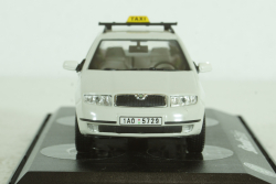 Skoda Fabia, taxi Praha, white,  143AXB-0145, Abrex 1:43