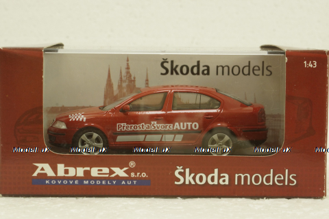 Skoda Octavia, Prerost and Svorc, red, 143ABX001FA, Abrex 1:43