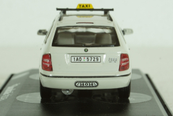 Skoda Fabia, taxi Praha, white,  143AXB-0145, Abrex 1:43