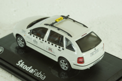Skoda Fabia, taxi Praha, white,  143AXB-0145, Abrex 1:43
