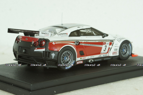 Nissan GT-R No.3, GT1 Swiss Racing Team 2010, 44355, Ebbro 1:43