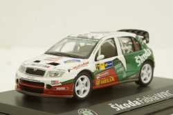 Skoda Fabia S2000, Valasska Rallye 2011, #4, 143XAB604TH, Abrex 1:43