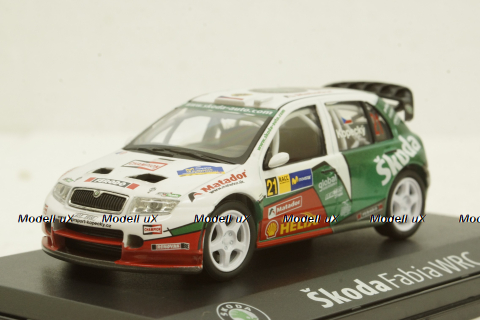 Skoda Fabia S2000, Valasska Rallye 2011, #4, 143XAB604TH, Abrex 1:43