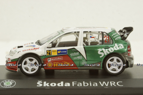 Skoda Fabia S2000, Valasska Rallye 2011, #4, 143XAB604TH, Abrex 1:43