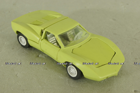 Chevrolet Corvette Astro 2, 1968г., салатовый, Ремейк 1:43