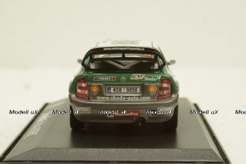 Skoda Fabia S2000, Valasska Rallye 2011, #4, 143XAB604TH, Abrex 1:43