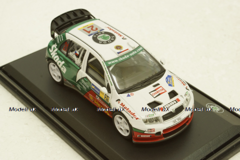 Skoda Fabia S2000, Valasska Rallye 2011, #4, 143XAB604TH, Abrex 1:43